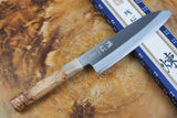 残心 Zan Shin® REN (from Seki) - Blue Super steel Santoku with Quince Handle 18cm