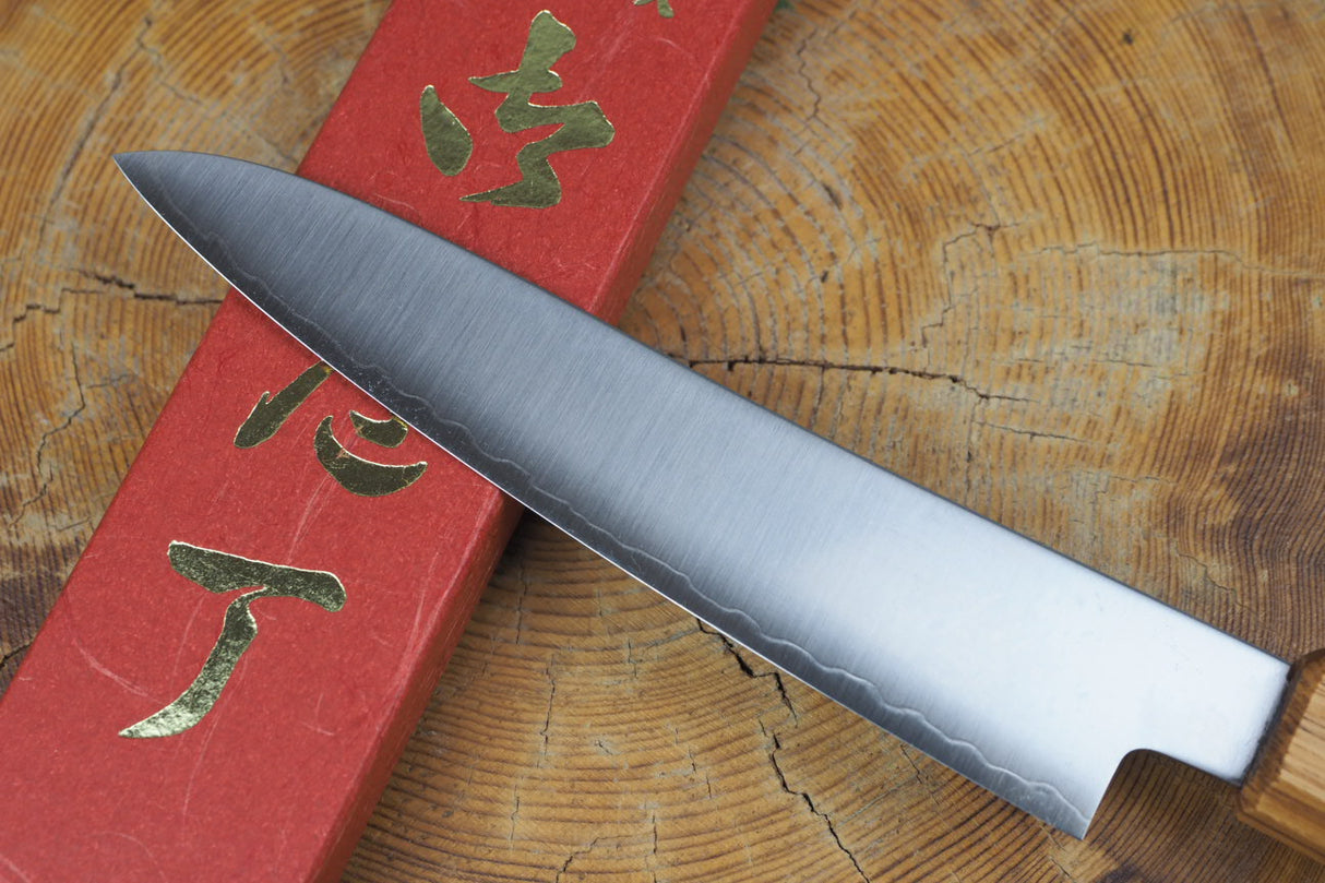 Sakai Jikko "Loco" Wa-Petty Knife VG10 Core Japanese Oak Handle (13.5cm)