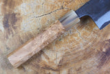 Tosa Tadayoshi (from Tosa) - Hand Forged Kurouchi White-1 steel Gyuto with Quince handle