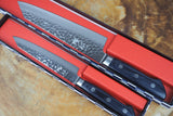 Zan Shin AO 2 knife set - AUS10 Bunka (19cm) and Petty (13.5cm)