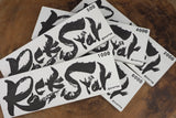 5 Set of Shapton Rockstar Super Synthetic Whetstone #500, #1000, #2000, #4000 and #6000