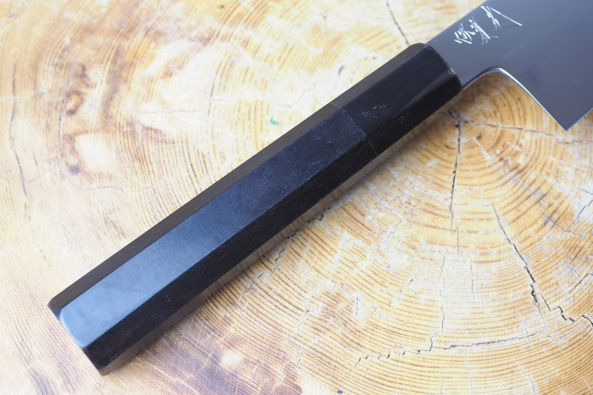 Sakai Jikko "Mt.Fuji" Honyaki White-3 steel Kiritsuke (K-tip) Mirror Polished Gyuto Chef's Knife 21cm