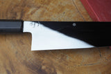 Sakai Jikko "Mt.Fuji" Honyaki White-3 steel Kiritsuke (K-tip) Mirror Polished Gyuto Chef's Knife 21cm