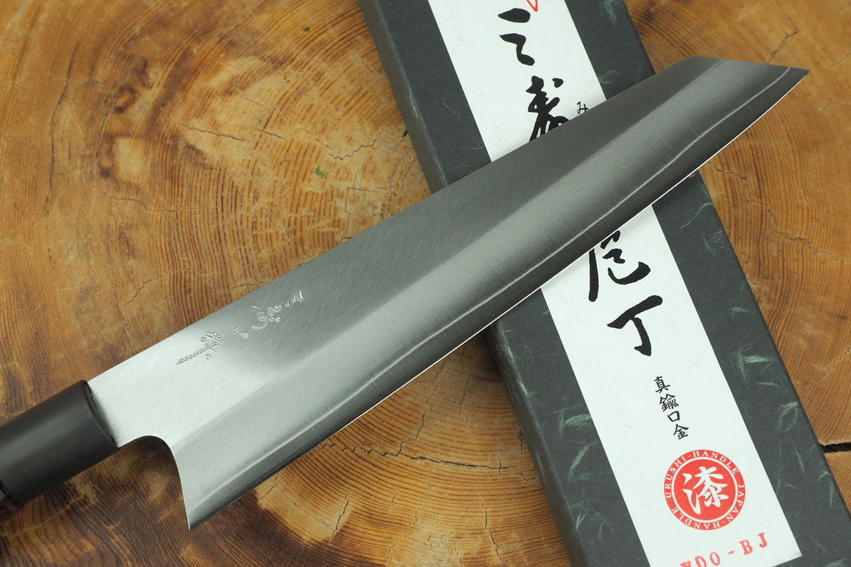 Misuzu VG10 Steel Gyuto (K-tip) Lacquer Coated Handle with Brass Bolster 21cm
