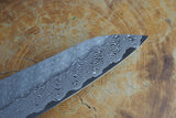 Nigara Hamono - SPG Strix Damascus Gyuto (Chef's Knife) 21cm with Turquoise-colour handle