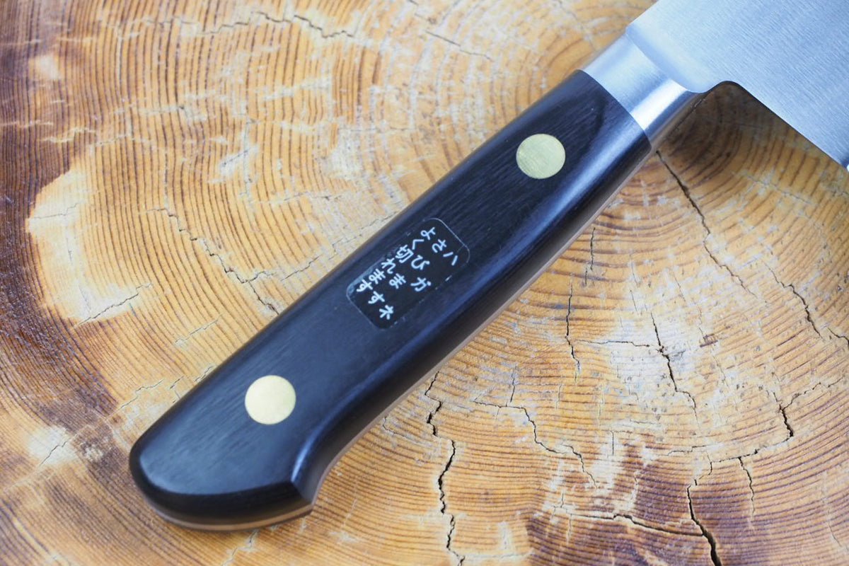 Misono EU Carbon Steel Gyuto Chef's Knife with Dragon/Flower Engraving (21cm/24cm)