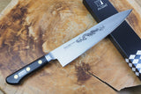 Misono EU Carbon Steel Gyuto Chef's Knife with Dragon/Flower Engraving (21cm/24cm)
