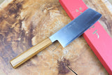 Sakai Jikko "Loco" Wa-Nakiri Knife VG10 Core Japanese Oak Handle (16.5cm)
