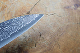 Shigeki Tanaka - "Harukaze" Hand Forged SG2 Damascus Gyuto 21cm with Walnut Handle
