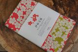 "Furoshiki" Wrapping Cloth - Isa monyo Reversible | Weeping Cherry Tree Pink/Green (100cm x 100cm)