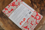 "Furoshiki" Wrapping Cloth - Isa monyo Reversible | Weeping Cherry Tree Pink/Green (100cm x 100cm)