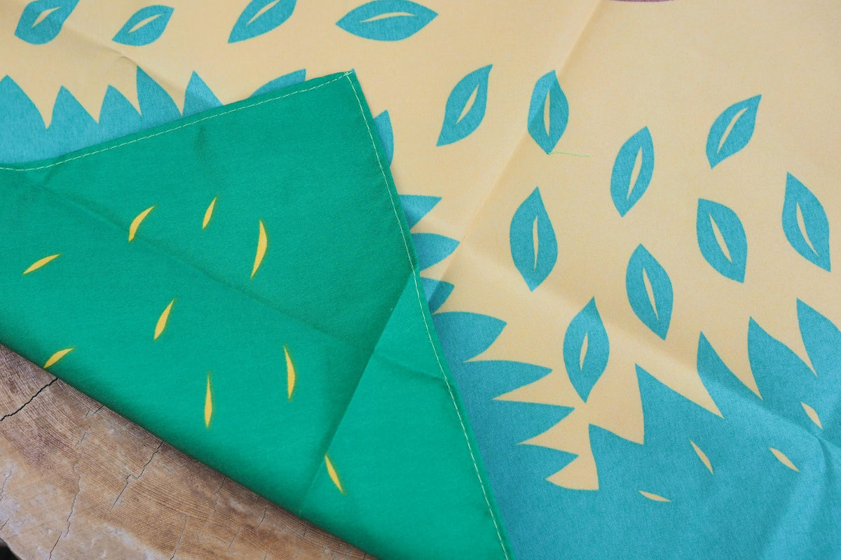 "Furoshiki" Wrapping Cloth - Hanging Cochae Water-Repellent | Sloth Yellow (70cm x70cm)