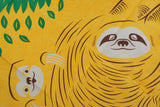 "Furoshiki" Wrapping Cloth - Hanging Cochae Water-Repellent | Sloth Yellow (70cm x70cm)