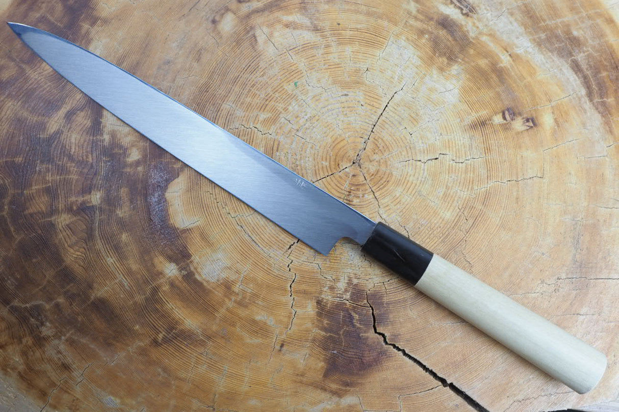 Sakai Jikko "Josaku" White-2 Steel Sashimi Yanagiba Knife (24cm/27cm/30cm)