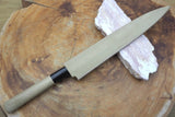 残心 Zan Shin White-2 Steel Sashimi Yanagiba Knife 18cm/24cm (including a wooden sheath)