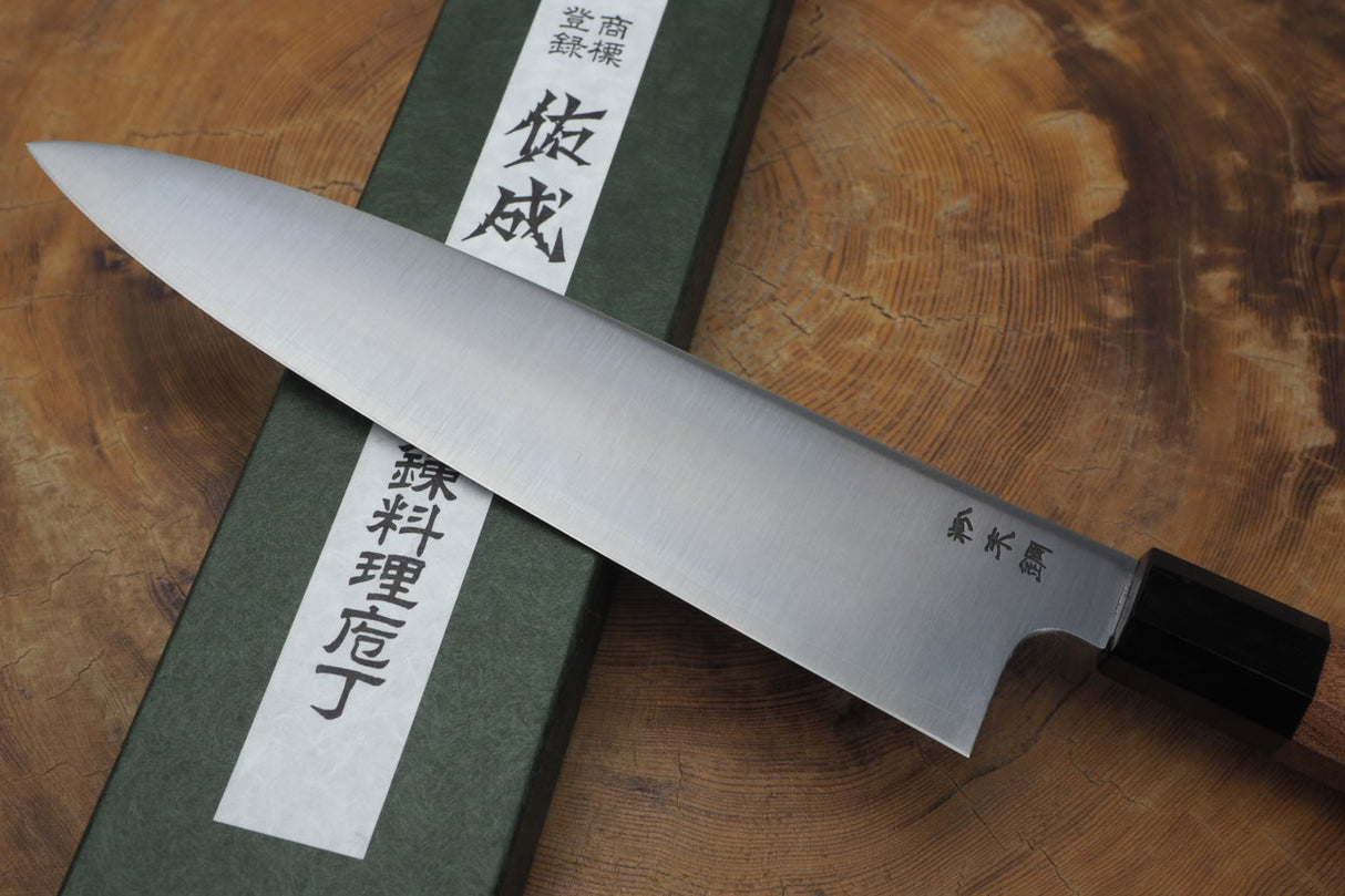 Sukenari SG2 Powdered High Speed Steel Gyuto Chef's knife 21cm with Quince Wood Handle