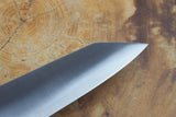 Sukenari ZDP189 Powdered High Speed Steel Kiritsuke (K-tip) Gyuto Chef's knife 21cm with Quince Wood Handle