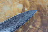 Sakai Jikko "Never Stain" Gyuto SG2 Powdered High Speed Steel Damascus with Hammered Finish (21cm/24cm)