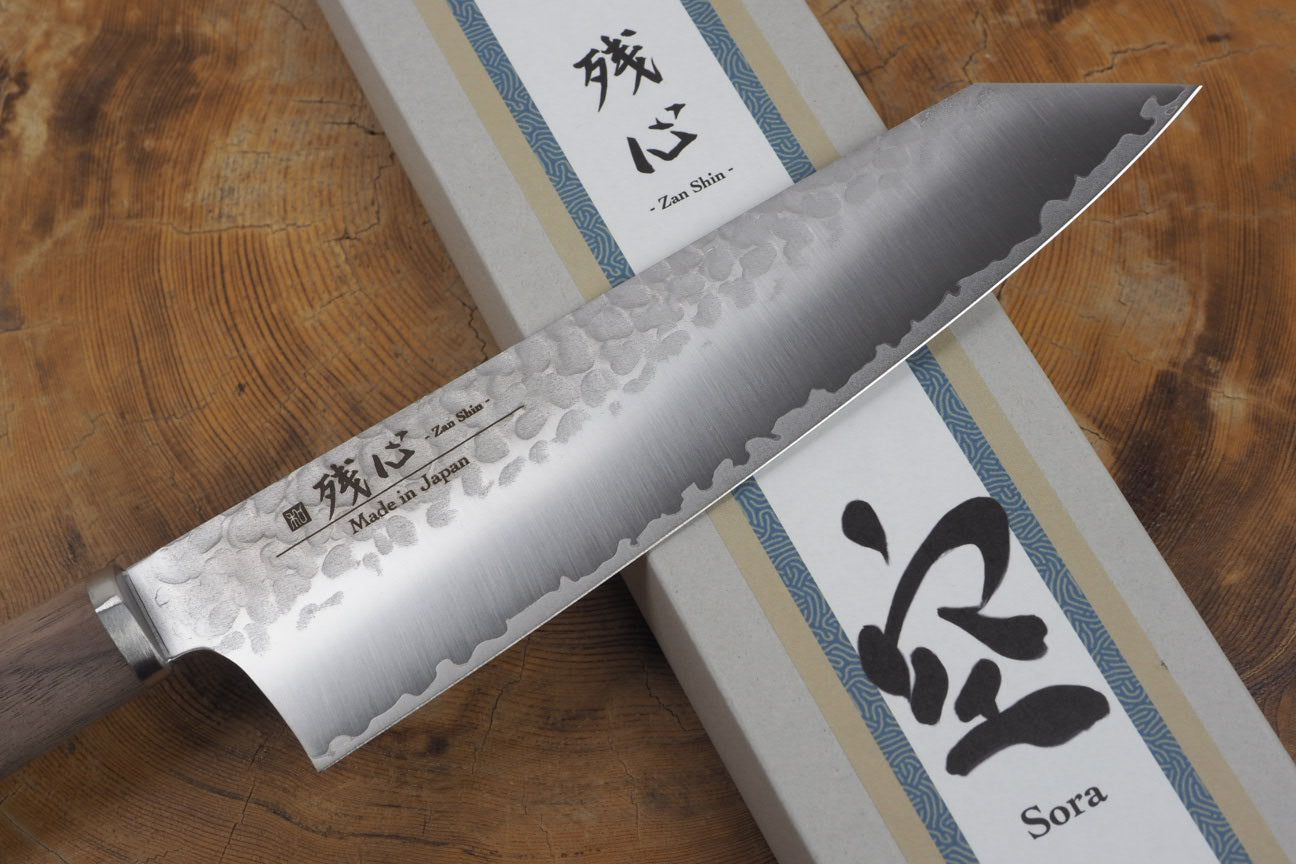 Light Yagami 　SORA　牛刀包丁　VG10 3点セット Zan Shin SORA 3 knife set - VG10 Gyuto (20cm), Santoku (16.5