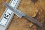 残心 Zan Shin SORA (from Seki) - VG10 Bunka (K-tip) Hammered Finish with Walnut Handle 15cm