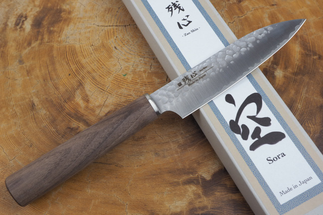 残心 Zan Shin SORA (from Seki) - VG10 Petty Hammered Finish with