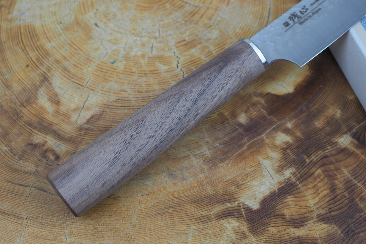 残心 Zan Shin SORA (from Seki) - VG10 Petty Hammered Finish with Walnut Handle 12cm