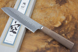 残心 Zan Shin SORA (from Seki) - VG10 Santoku Hammered Finish with Walnut Handle 16.5cm