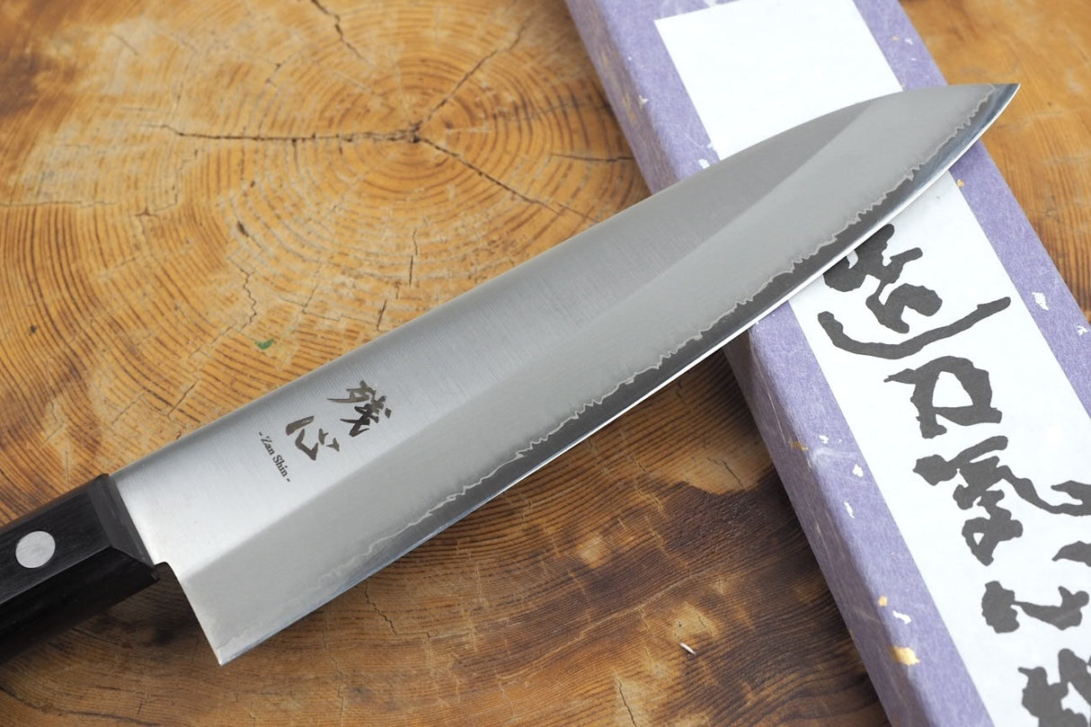 残心 Zan Shin (from Echizen) - Hand Forged VG10 Steel Gyuto (Chef's Knife) 18cm