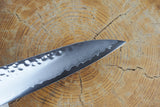 Seki Kanetsugu - Shiun Petty Knife 15cm VG10 Steel with Gold Leaf on Silver Lacquer Oak Handle