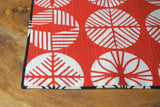 "Furoshiki" Wrapping Cloth - Isa Monyo Reversible Pine Navy Blue/Red (48cm x48cm)