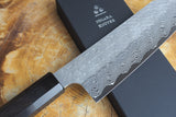 Nigara Hamono - SPG Strix Damascus Bunka with Evony Handle 18cm