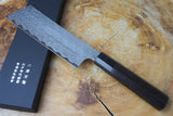 Nigara Hamono - SPG Strix Damascus Kiritsuke (K-tip) Nakiri with Evony Handle 18cm