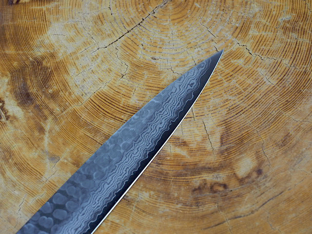 Sakai Jikko VG10 Core Damascus Steel Double-edged Sashimi (Yanagiba) knife 30cm