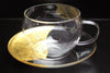 "Kannyu" Gold crazing pattern Heat resistant Cup & Saucer