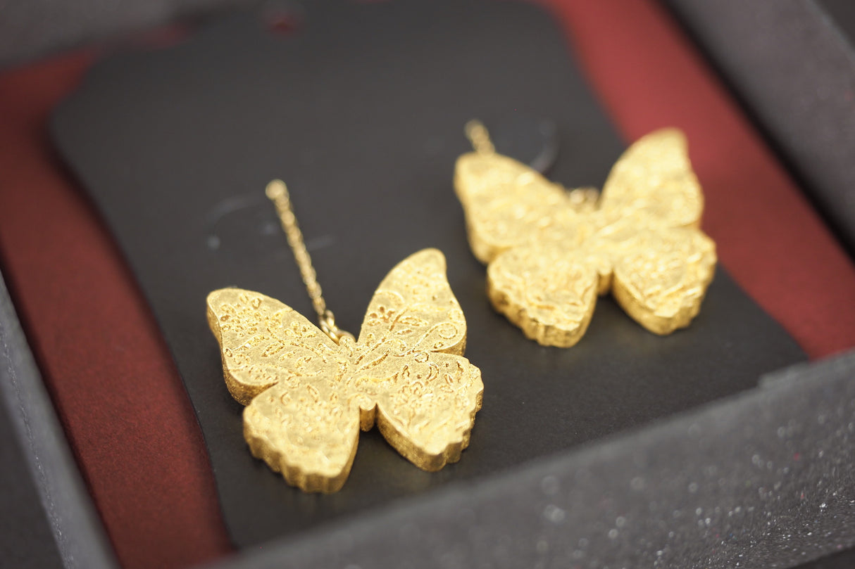 Copy of Hakuichi - Pierced earrings - Butterfly