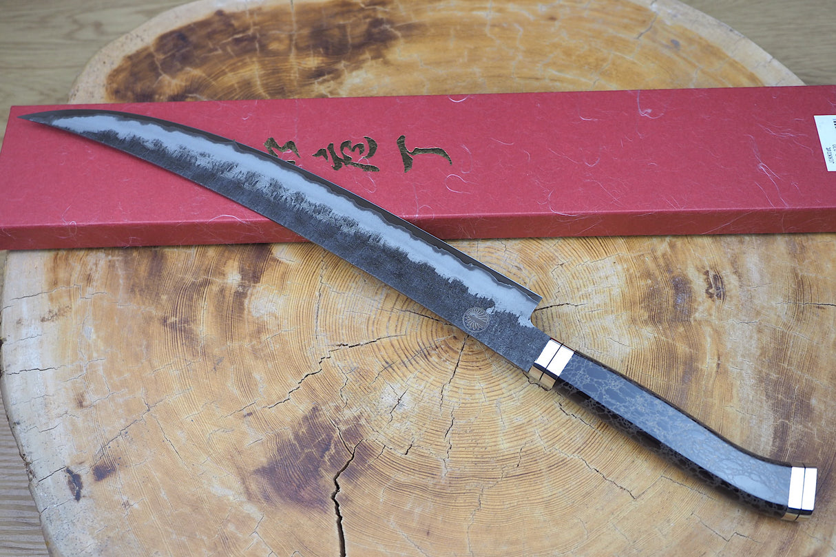 Sakai Jikko "Jikko Shiki Nikukiri" Sujihiki Slicer/Carving Knife Blue super steel (24cm/27cm)