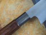 Misuzu VG10 Steel Bunka-Santoku (K-tip) Lacquer Coated Handle with Brass Bolster 18cm