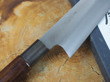 Misuzu VG10 Steel Bunka-Santoku (K-tip) Lacquer Coated Handle with Brass Bolster 18cm