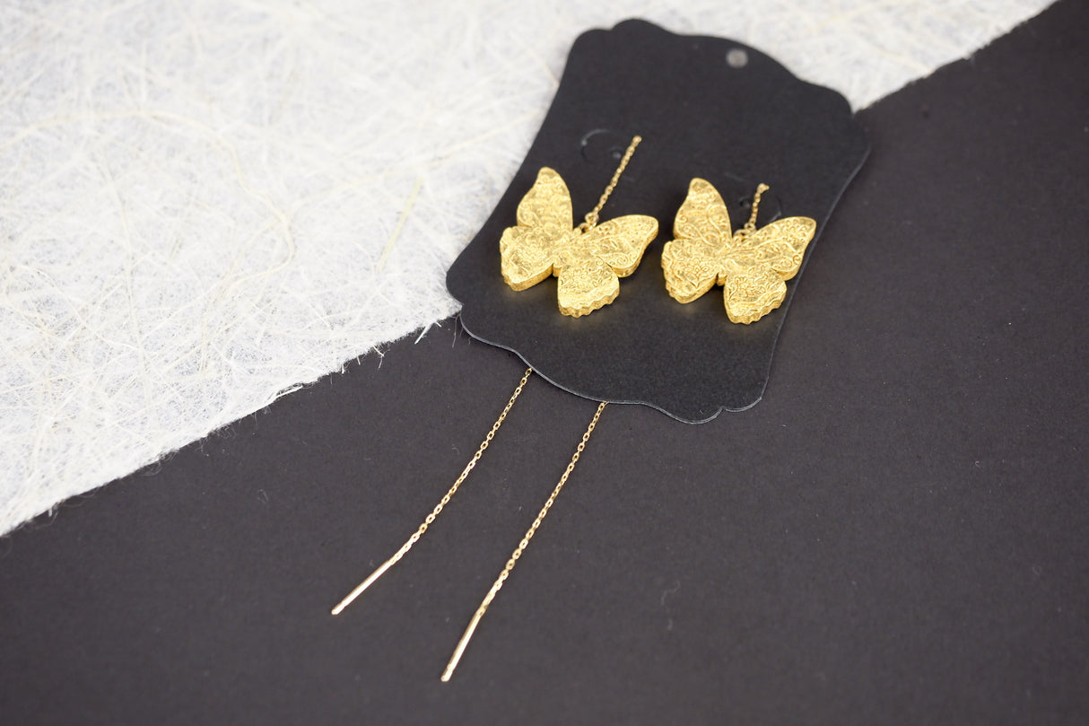 Copy of Hakuichi - Pierced earrings - Butterfly