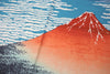 "Furoshiki" Wrapping Cloth - Ukiyo-e South Wind, Clear Sky Navy Blue (48cm x48cm)