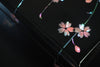 Raden Lacquer Jewel Box - Cherry Blossom Pattern (black) (11.2x11.2x5.6cm)