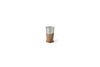 Nousaku - Beer Cup White Birch Pattern with Holder and Coaster (Beige/Black/Red)