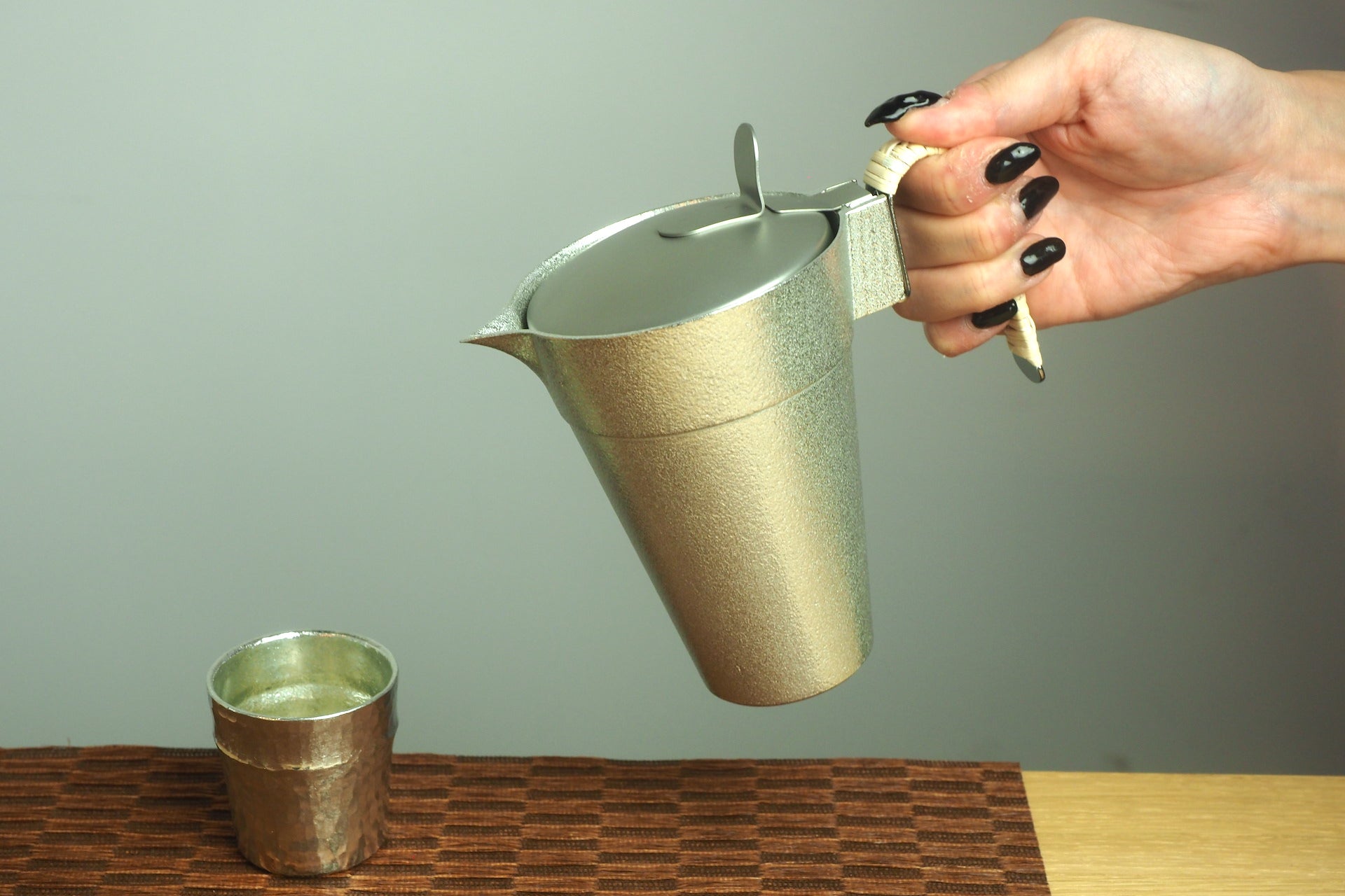 Nousaku - Tin Sake Pitcher 
