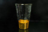 "Kannyu" Warped Glass with Gold Crazing (360ml)