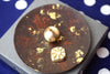 Nousaku - Brass Incense Holder Gold Leaf Pattern (Kiraboshi)