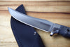 Outdoor Knife - ALLIGATOR Fixed VG10 Steel with Micarta Handle (Leather Sheath Included)