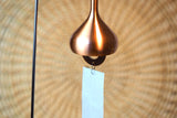 Nousaku - Brass Wind Chime Pink Gold Onion Shape (holder sold separately)