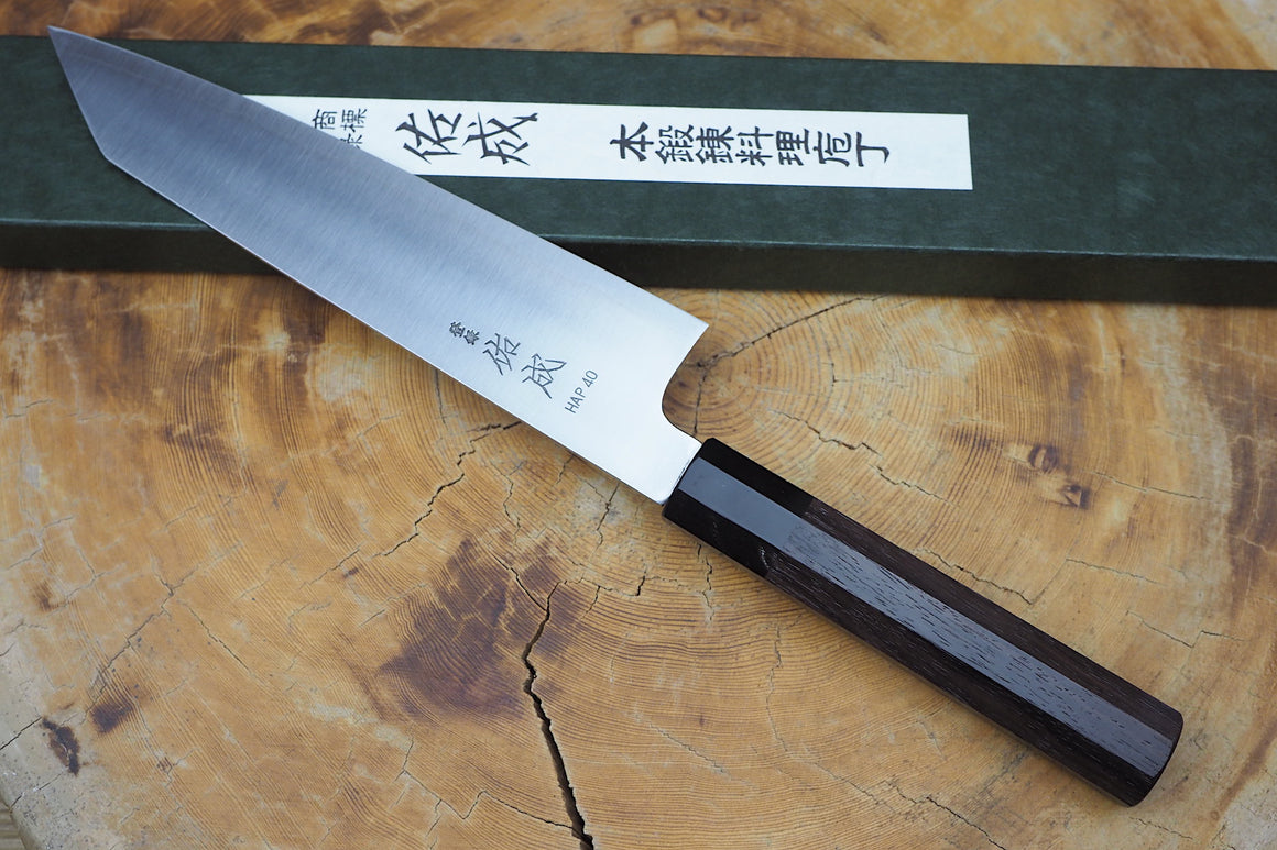 Japanese utility Knife - Miura - Ginsan Stainless steel - rosewood