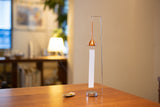 Nousaku - Brass Wind Chime Pink Gold Onion Shape (holder sold separately)