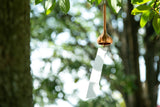 Nousaku - Brass Wind Chime Pink Gold Onion Shape (holder sold separately)